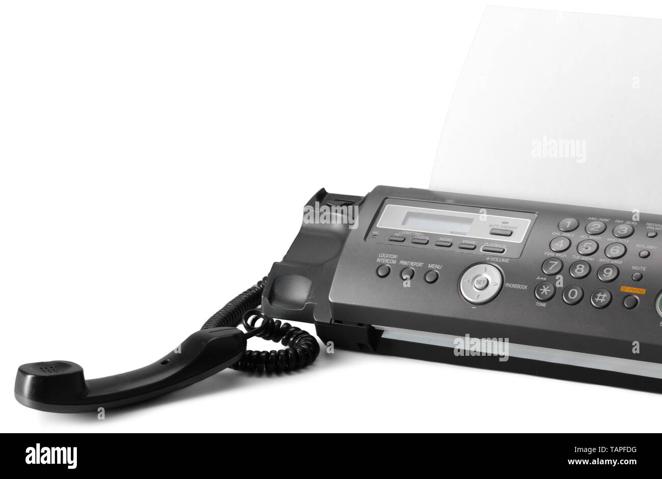 Telephone and fax Stock Photo Alamy