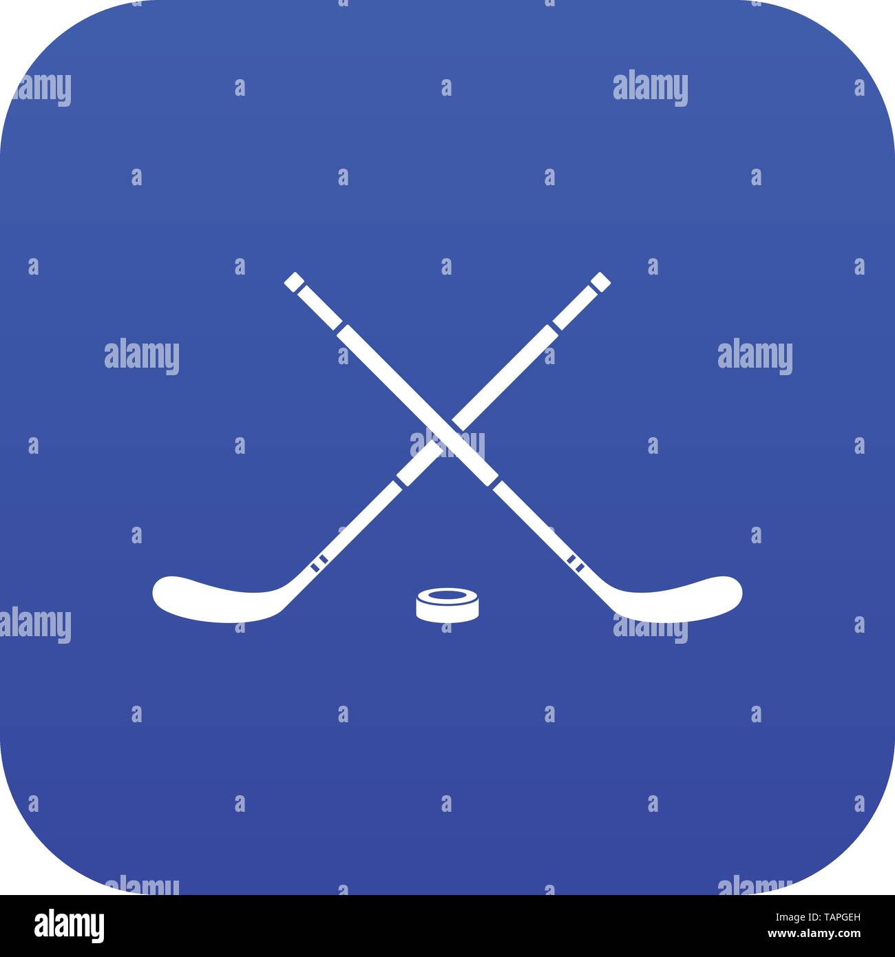Hockey icon digital blue Stock Vector Image & Art - Alamy