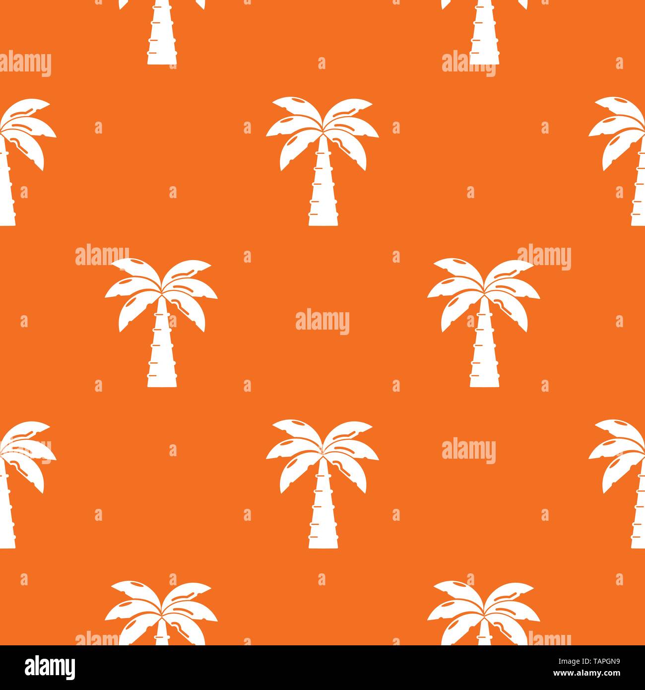 Palm pattern vector orange Stock Vector Image & Art - Alamy