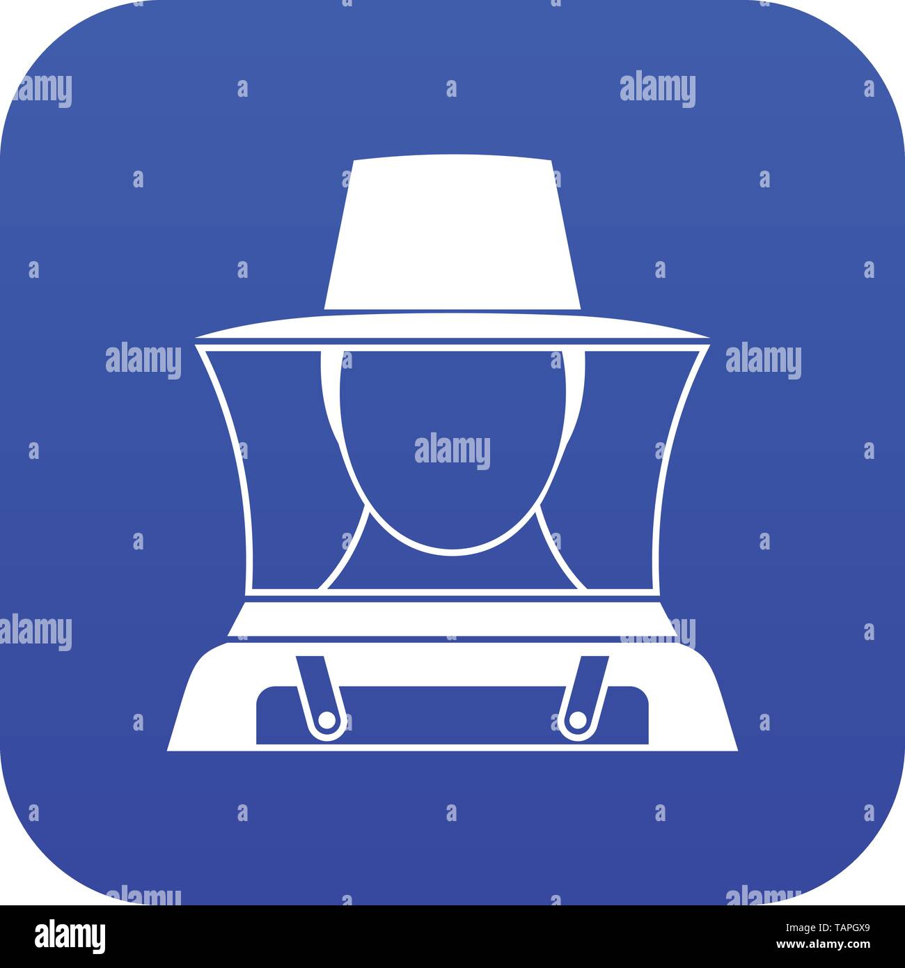 Beekeeper icon digital blue Stock Vector Image & Art - Alamy