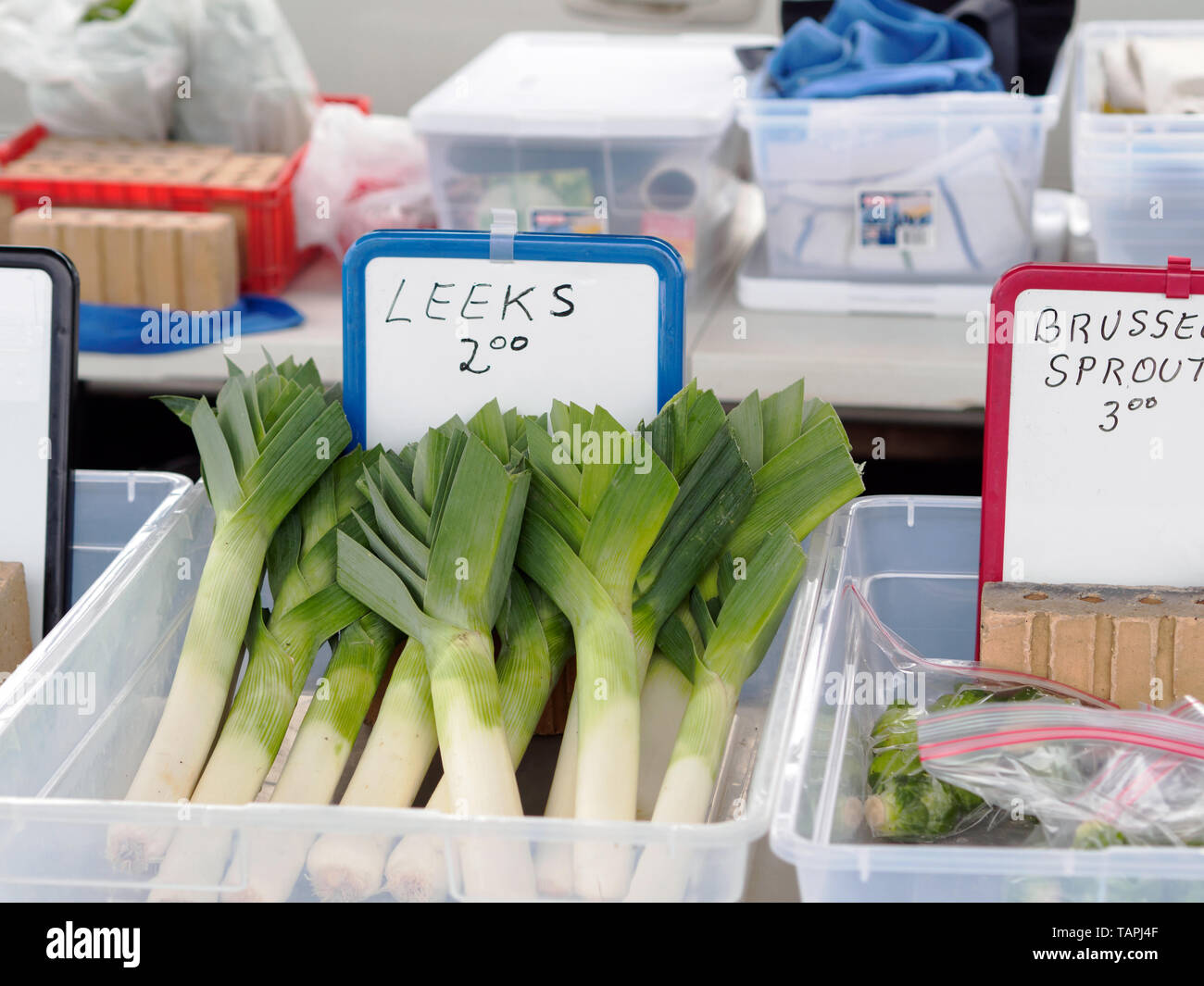 Leeks market hires stock photography and images Alamy