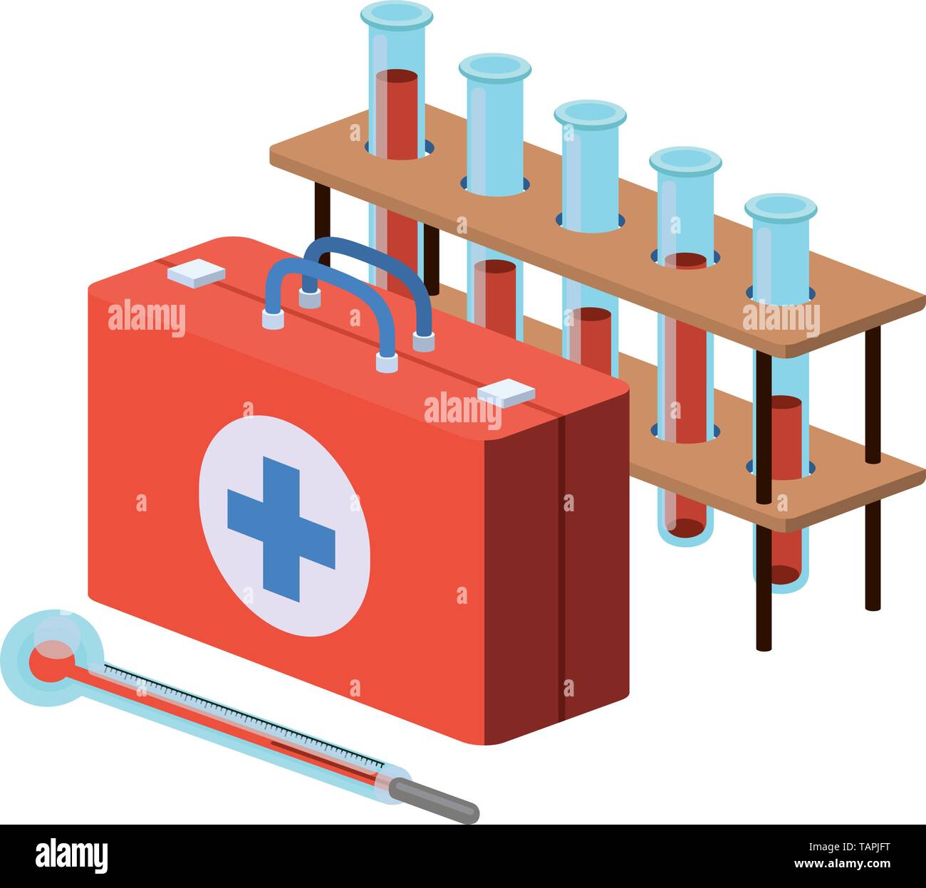 first aid kit on white background Stock Vector Image & Art - Alamy