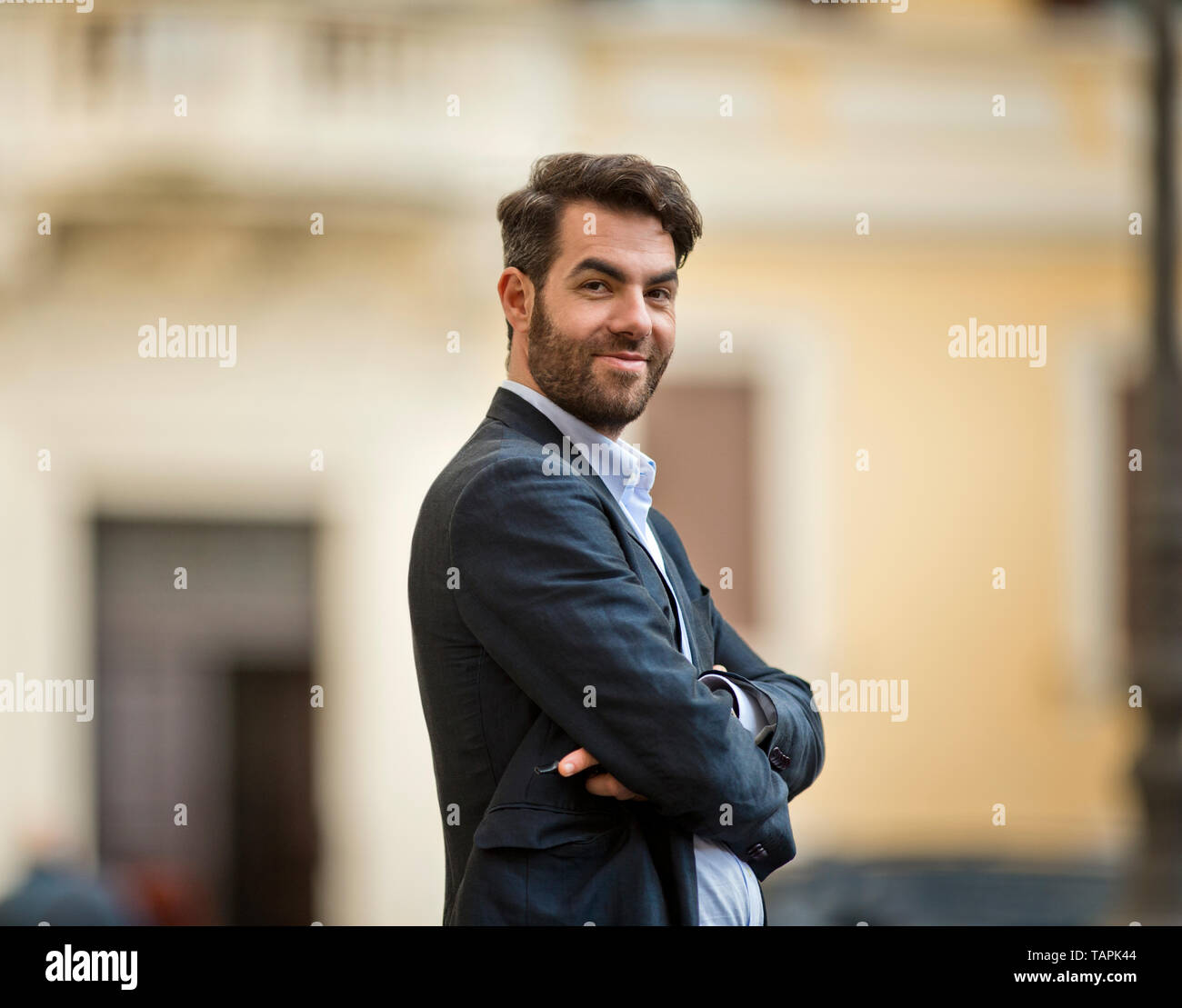 Confident male portraits hi-res stock photography and images - Alamy