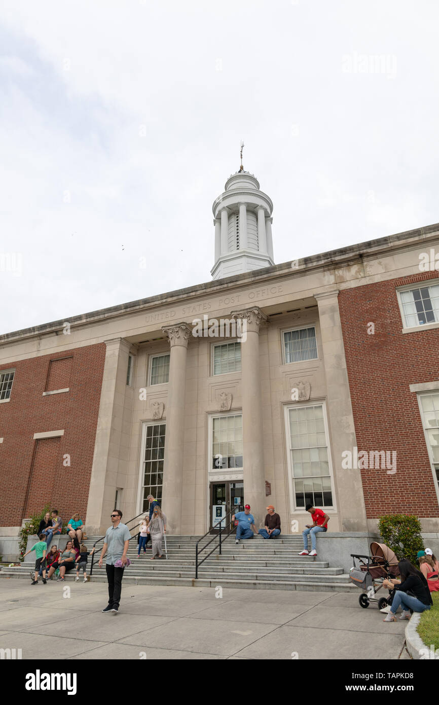 United states post office building hires stock photography and images