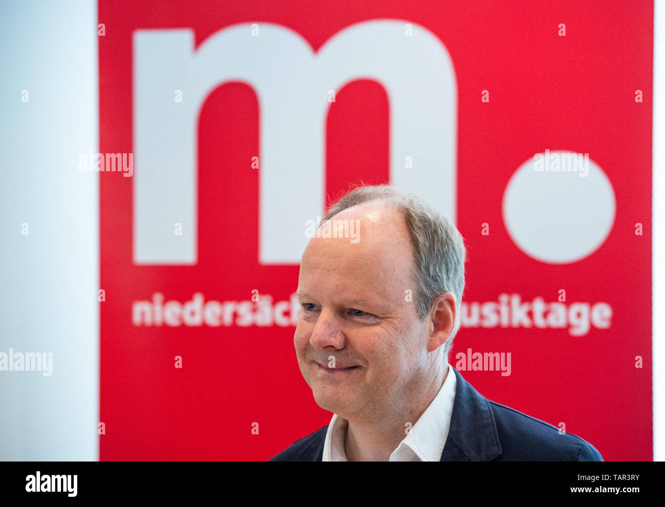Hanover, Germany. 27th May, 2019. Anselm Cybinski, director of the Niedersächsische Musiktage, is at a press conference on the Niedersächsische Musiktage. Credit: Christophe Gateau/dpa/Alamy Live News Stock Photo