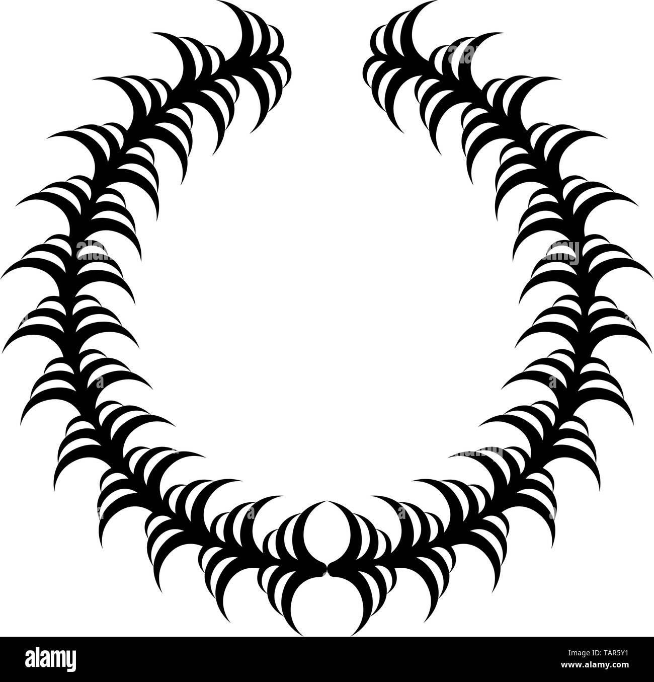 Isolated laurel wreath icon on a white background - Vector Stock Vector ...