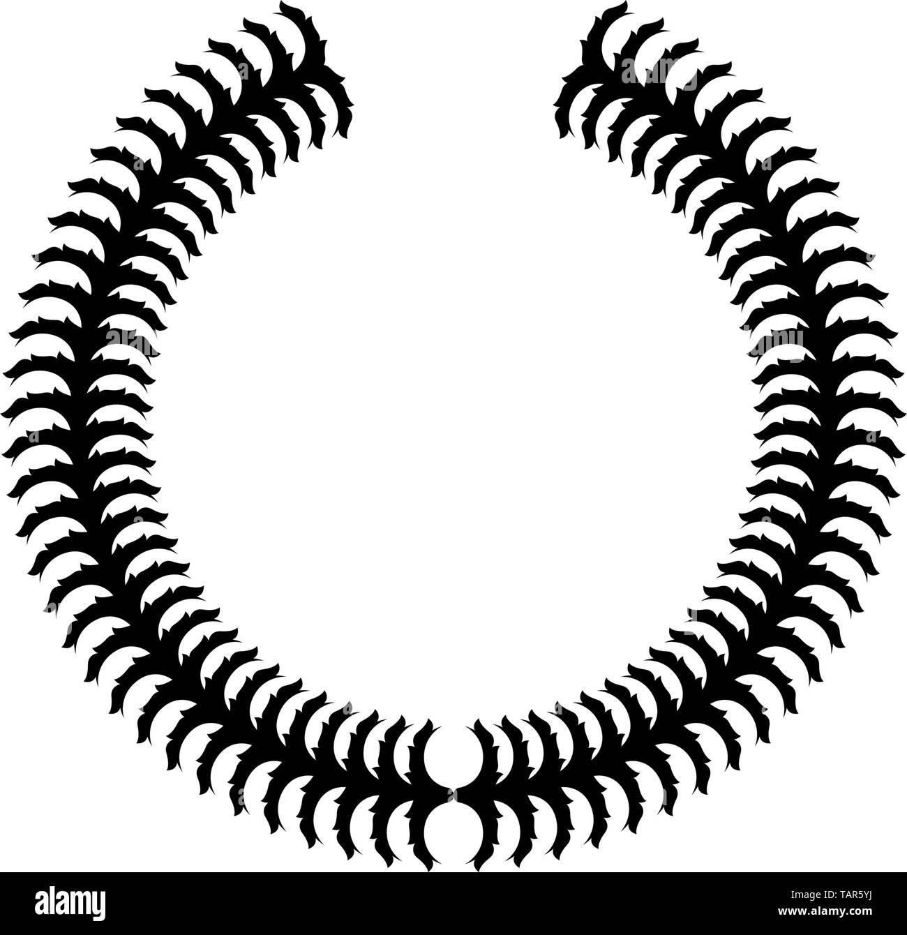 Isolated laurel wreath icon on a white background - Vector Stock Vector ...