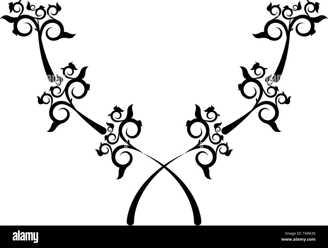 Isolated laurel wreath icon on a white background - Vector Stock Vector ...