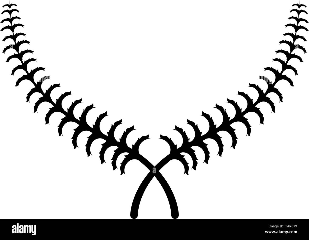 Isolated laurel wreath icon on a white background - Vector Stock Vector ...