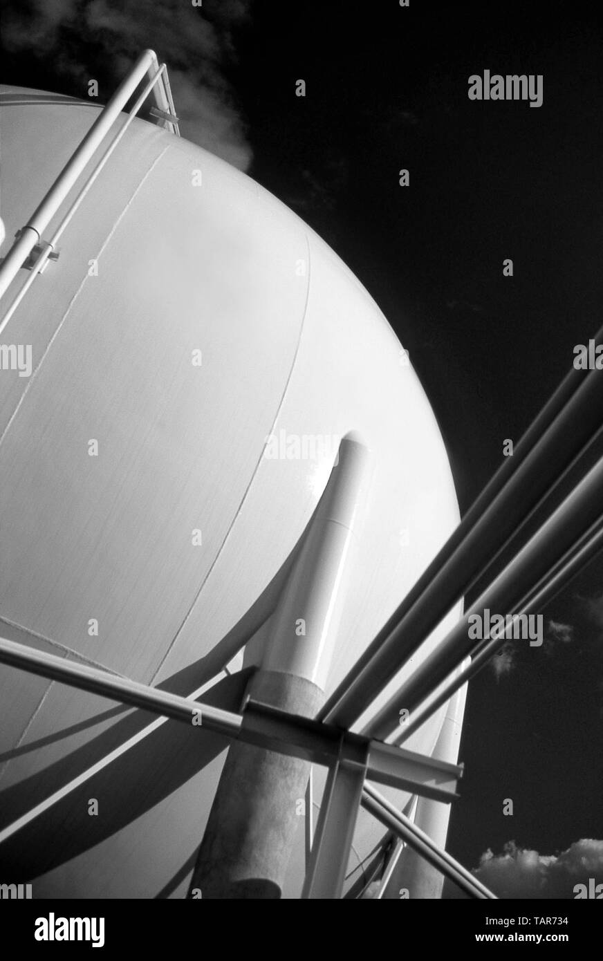 High Pressure gas storage tanks Stock Photo Alamy