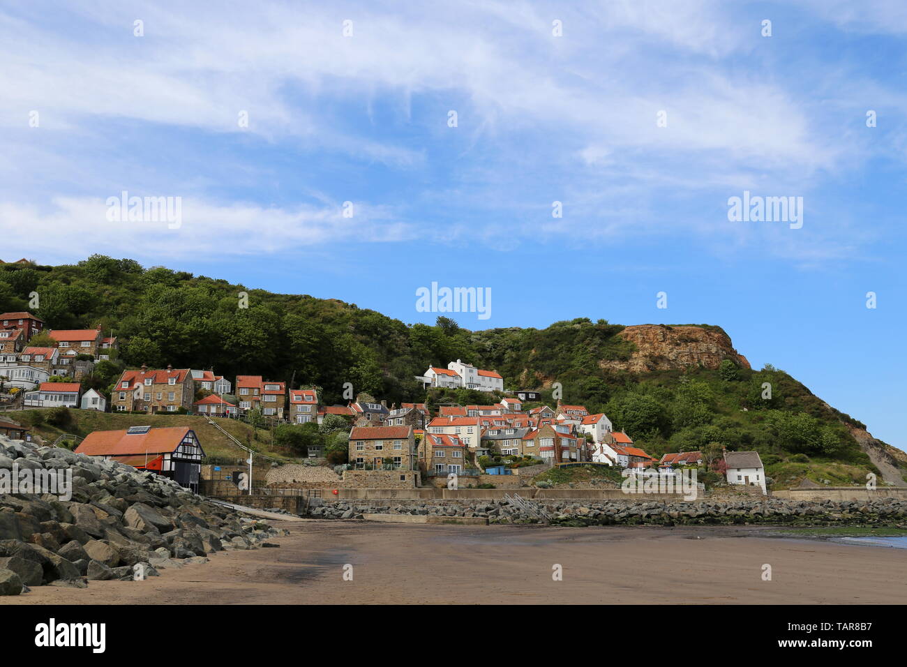 Runswick, Borough of Scarborough, North Yorkshire, England, Great Britain, United Kingdom, UK, Europe Stock Photo