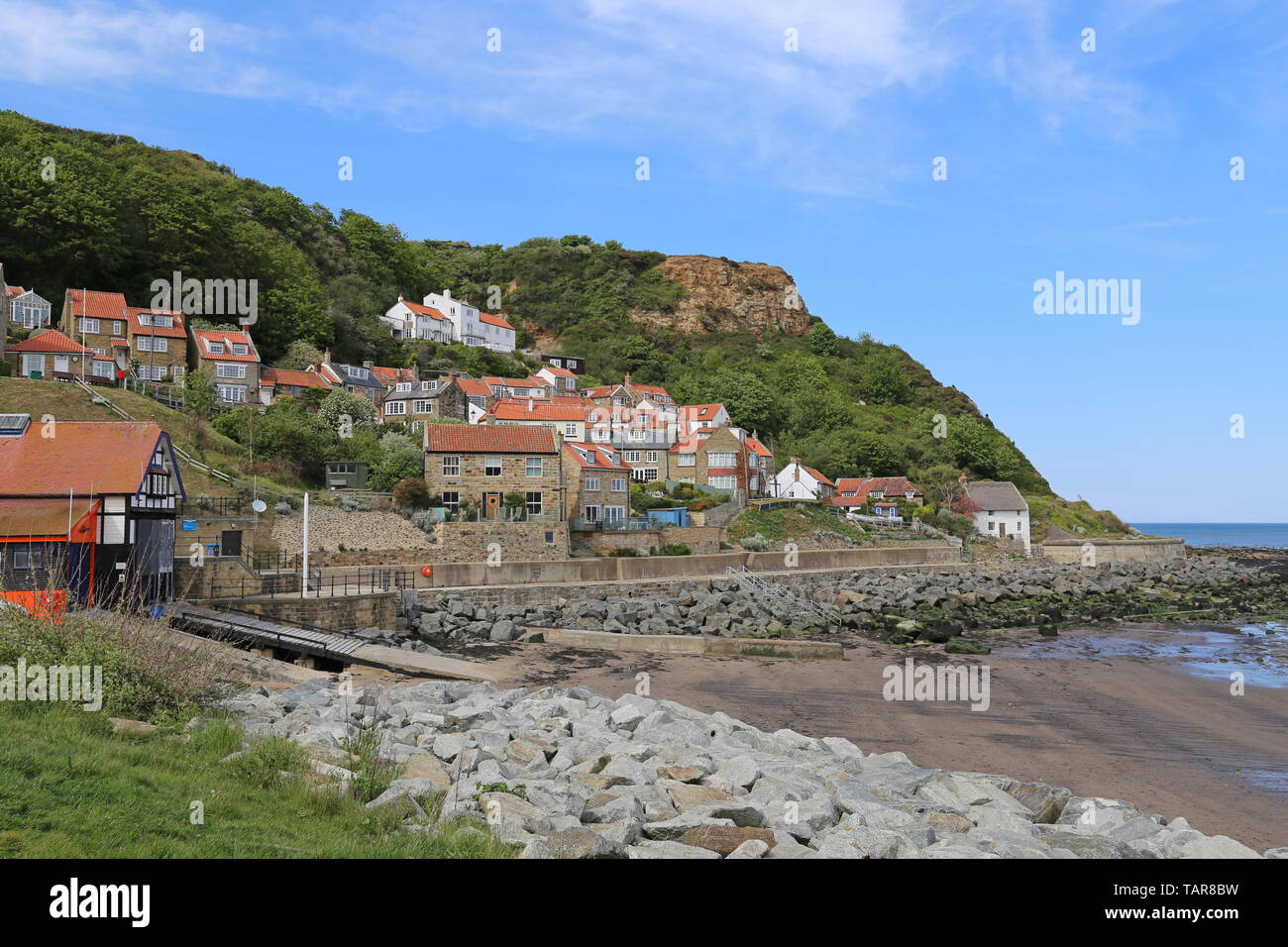 Runswick, Borough of Scarborough, North Yorkshire, England, Great Britain, United Kingdom, UK, Europe Stock Photo