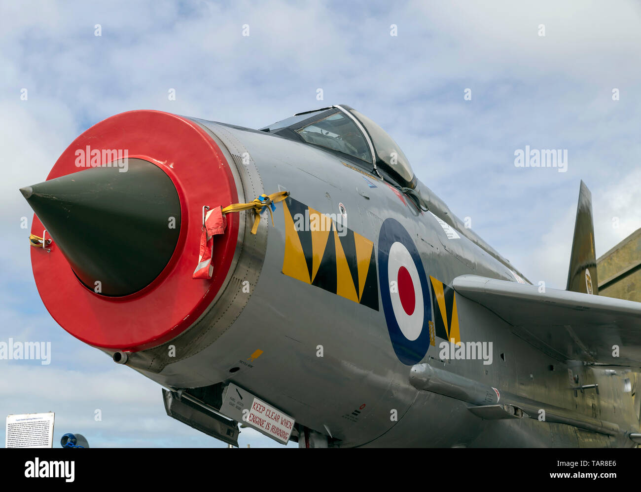 RAF English Electric Lightning, ZF580 Stock Photo