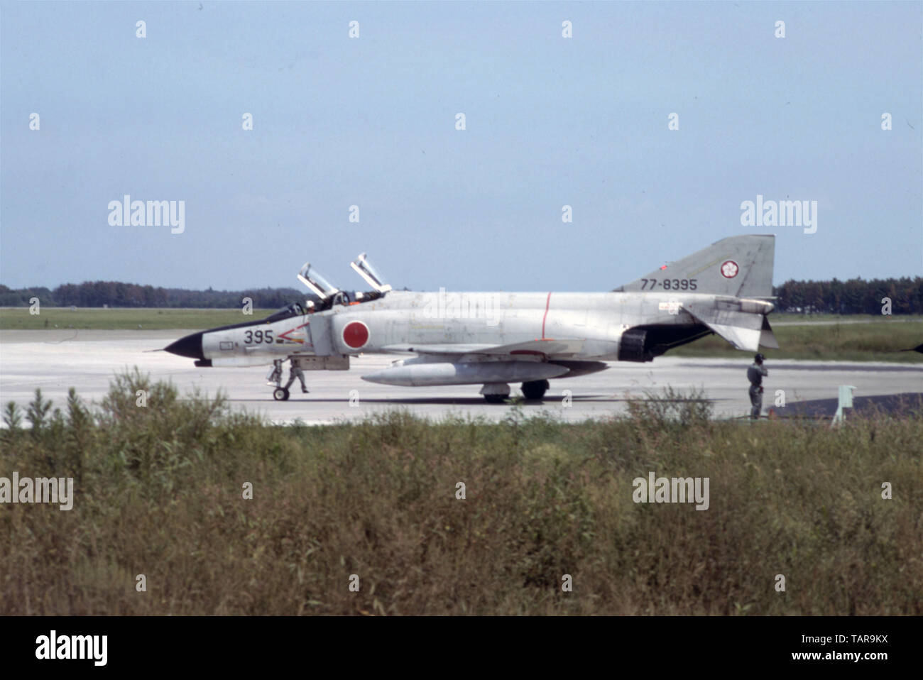 Japanische Luftwaffe JASDF Mitsubishi F-4EJ Phantom II - Japanese Air Force / Japan Air Self Defence Force Mitsubishi F-4EJ Phantom II Stock Photo