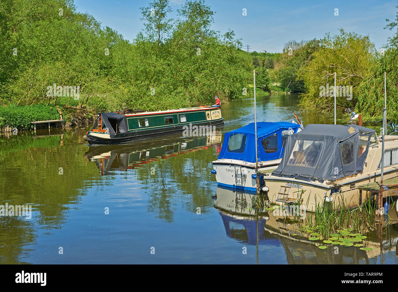 Narrow boats in evesham hires stock photography and images Alamy