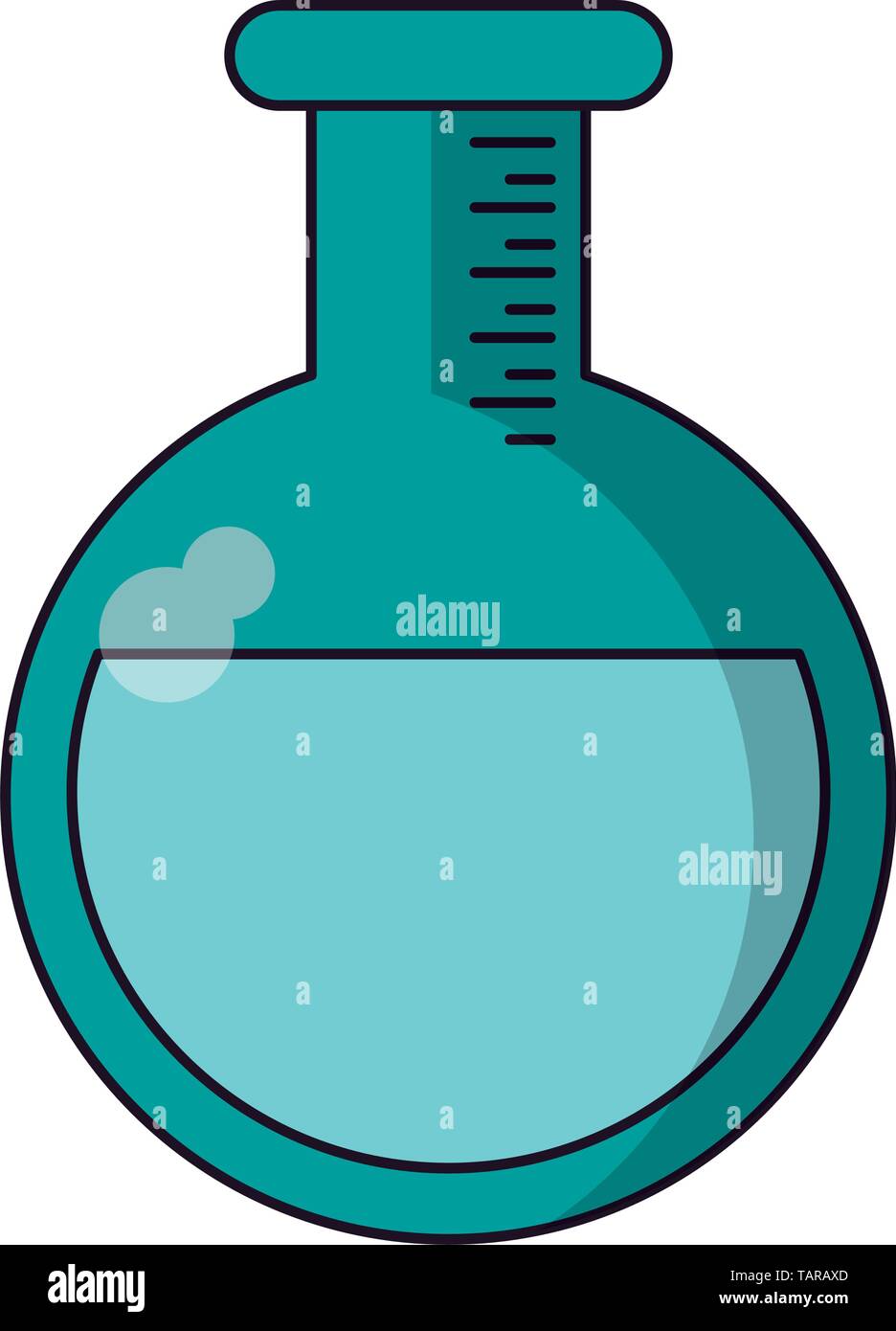 Medical flask cartoon symbol vector illustration Stock Vector Image