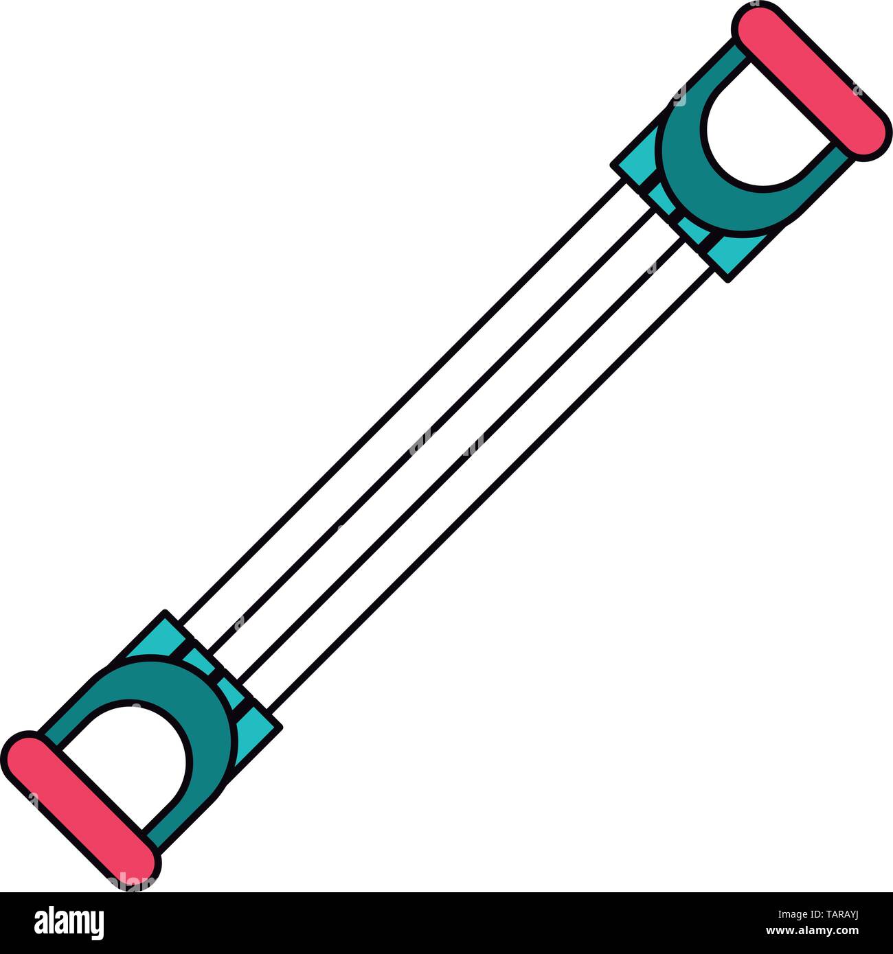 fitness stretching band vector illustration Stock Vector Image & Art