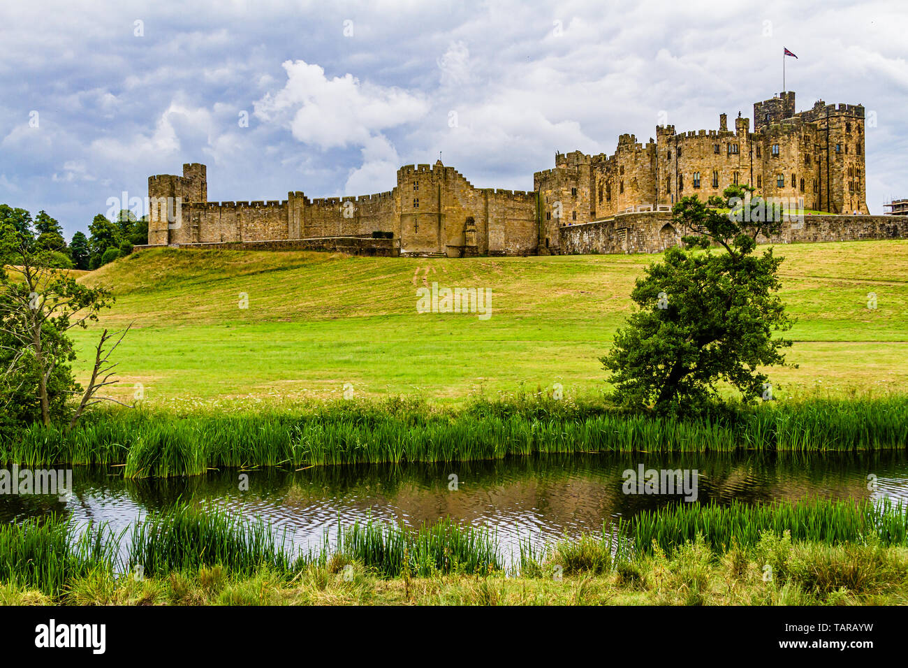 Alnwick Castle Alnwick Northumberland UK Stock Photo Alamy