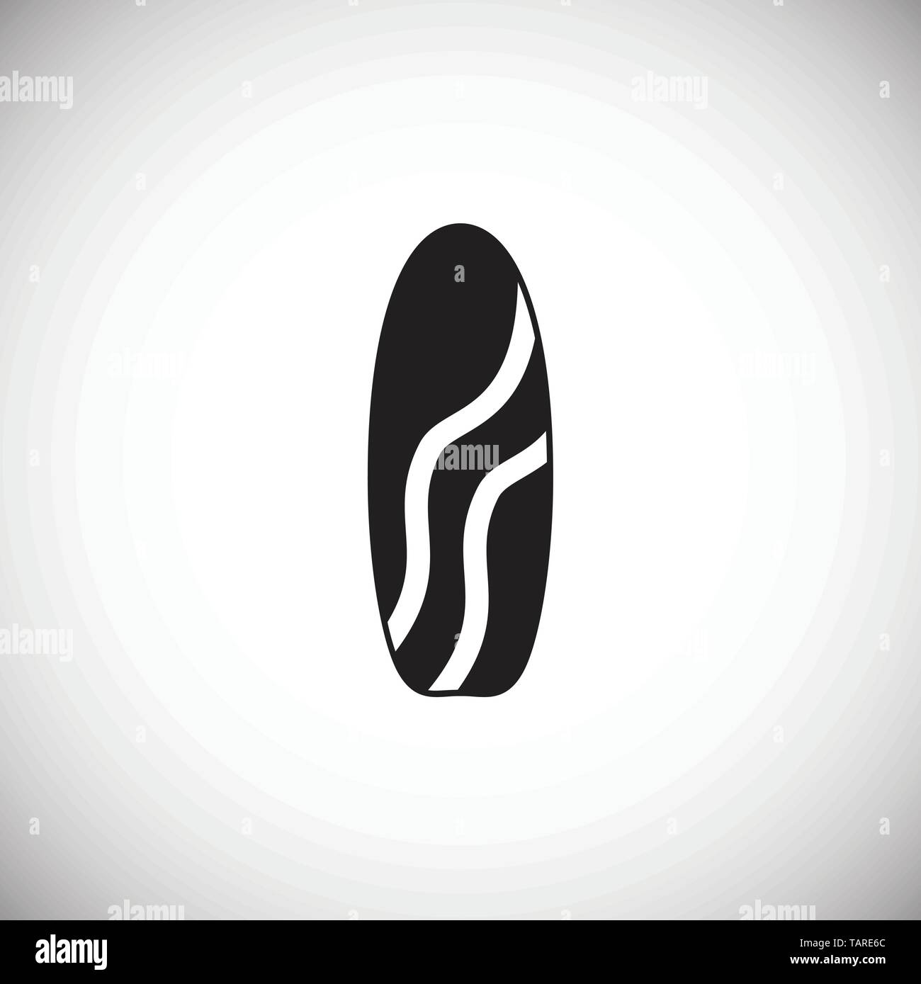 Surfboard icons on background for graphic and web design. Simple vector ...