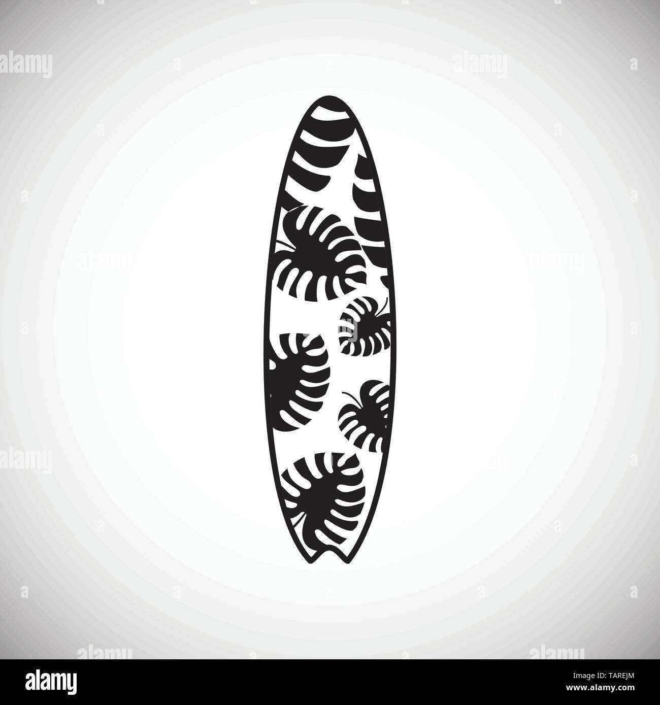 Surfboard icons on background for graphic and web design. Simple vector ...