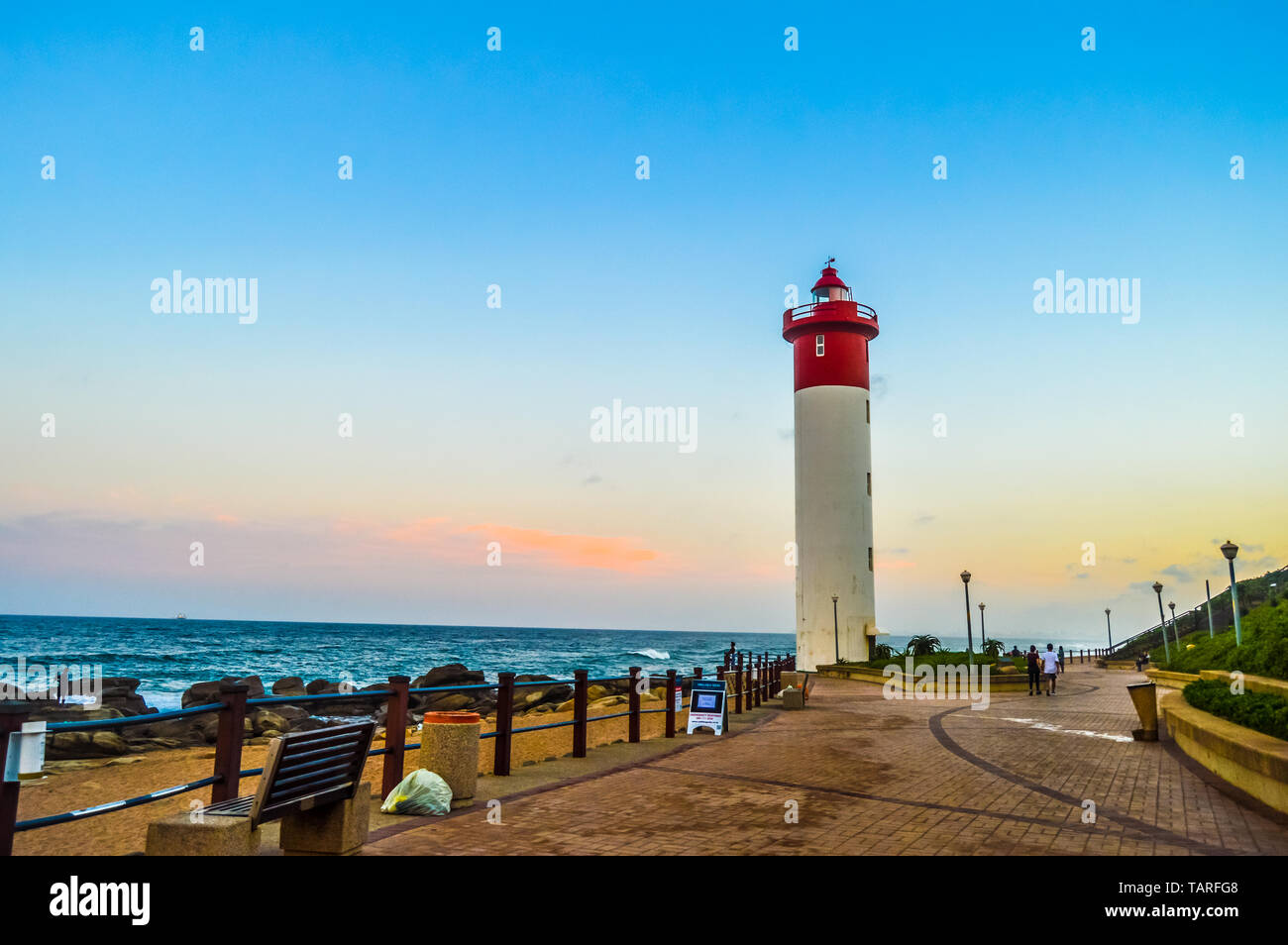 Umhlanga Lighthouse one of the worl'd iconic lighthouses in Durban