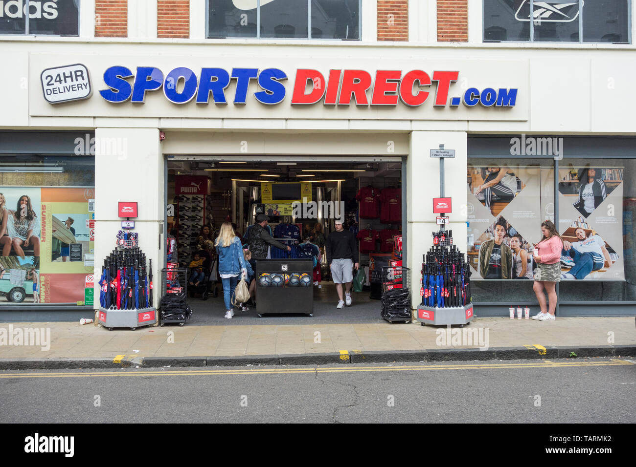 Sports Direct Shop front in Kingston, Surrey, UK Stock Photo