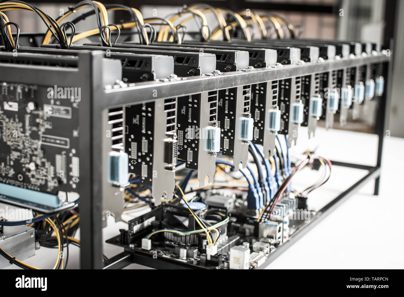 How To Use A Bitcoin Mining Rig : Amazon Com Aluminum 6 Gpu Mining Case Rig Open Air Frame For Eth Etc Zcash Computers Accessories What Is Bitcoin Mining Bitcoin Mining Bitcoin Mining Rigs : After you've set up the motherboard, plug the cables into the cpu.