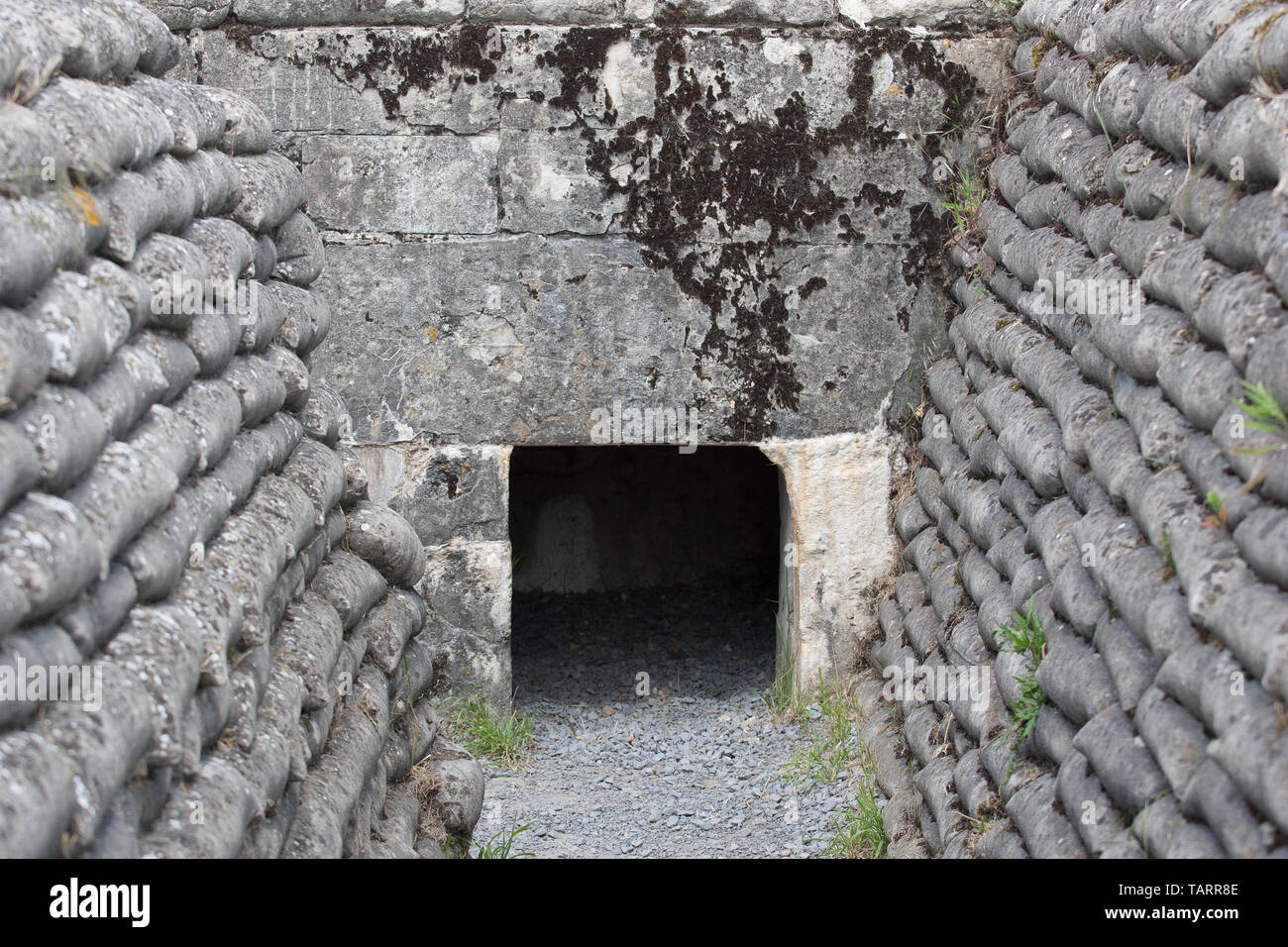 Trench of Death Ypres Ieper Belgium Stock Photo