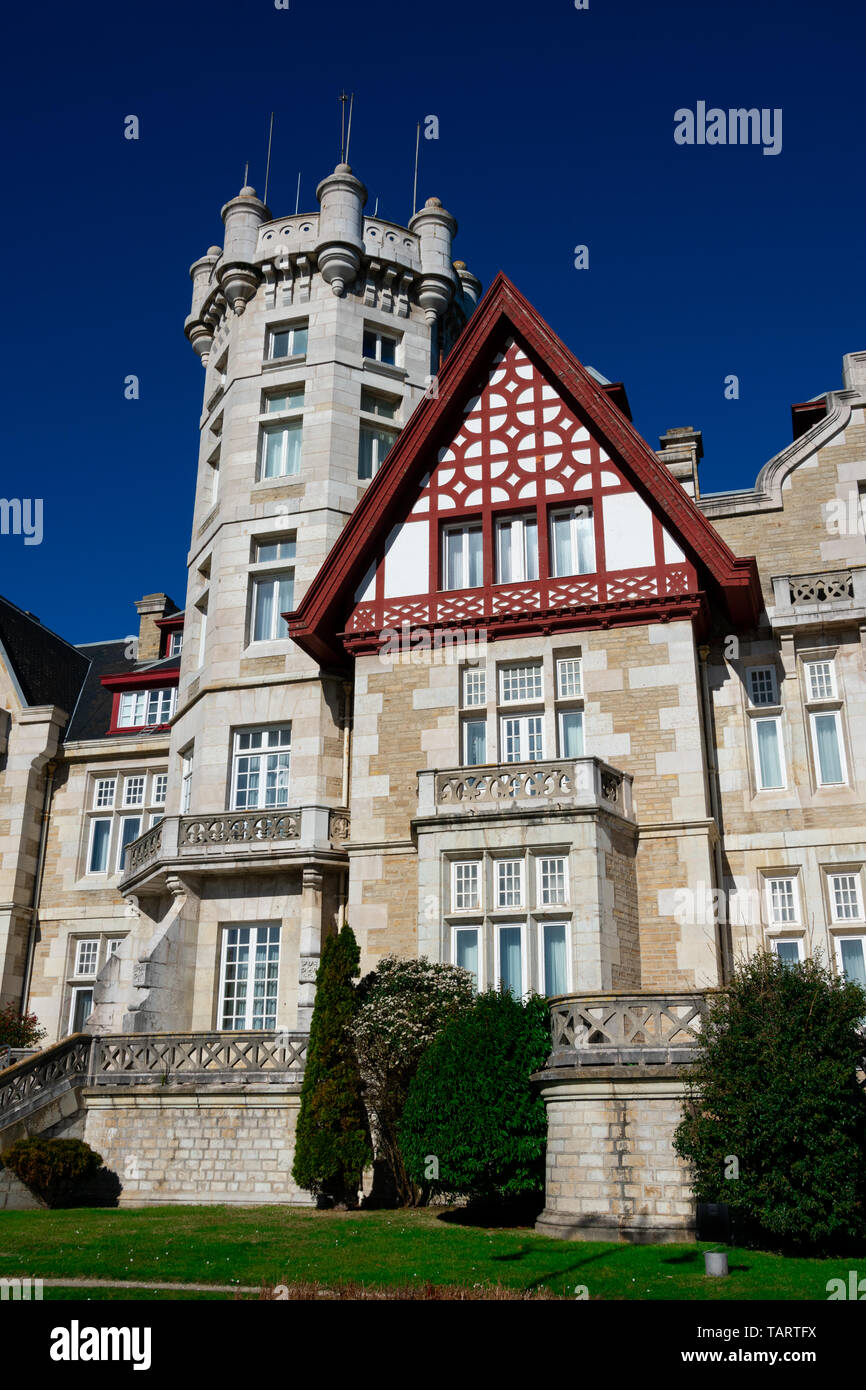 Santander, Spain. February 12, 2019. Magdalena Palace (Palacio de la