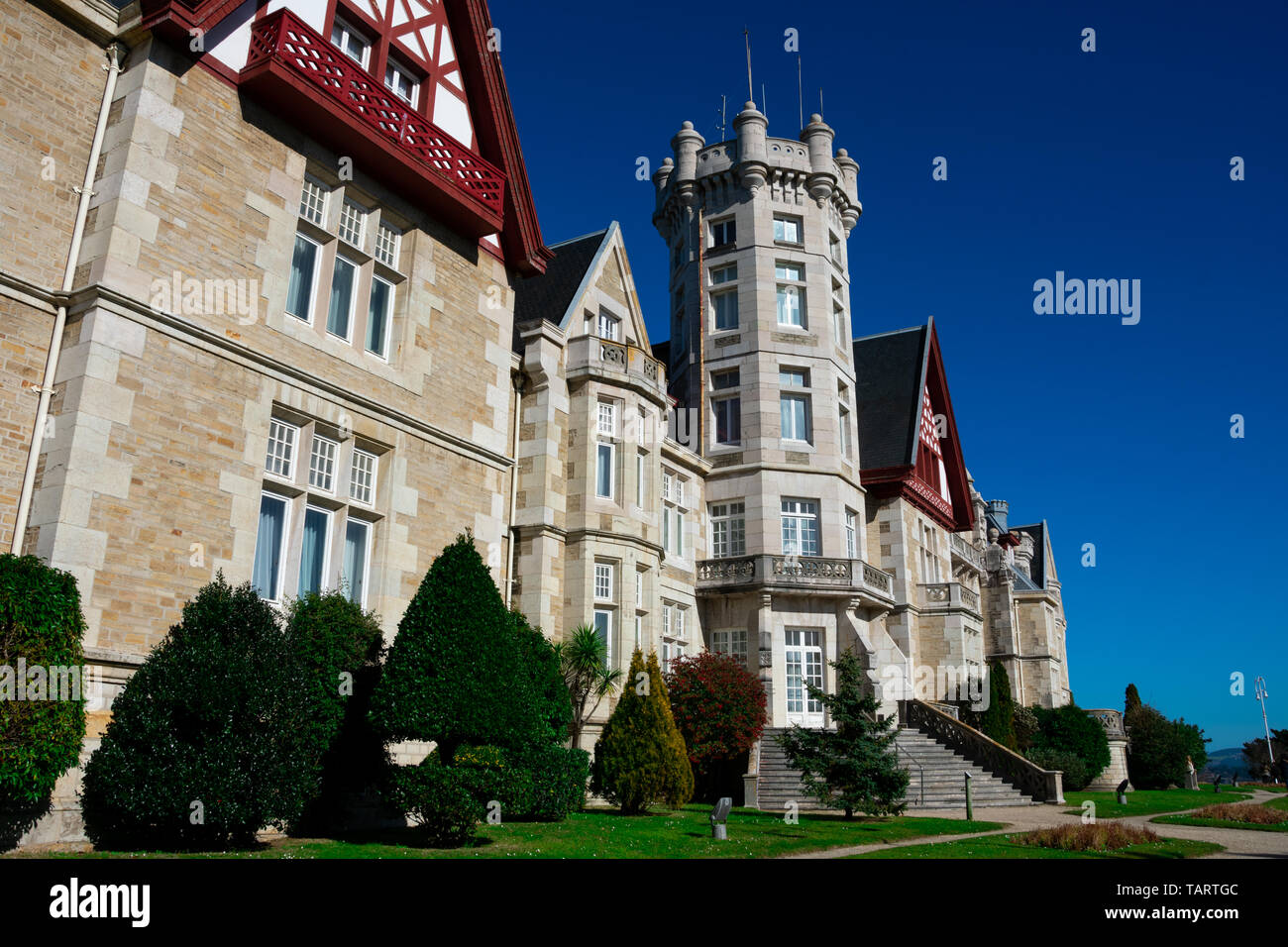 Magdalena Palace (Palacio de la Magdalena) located on the Magdalena