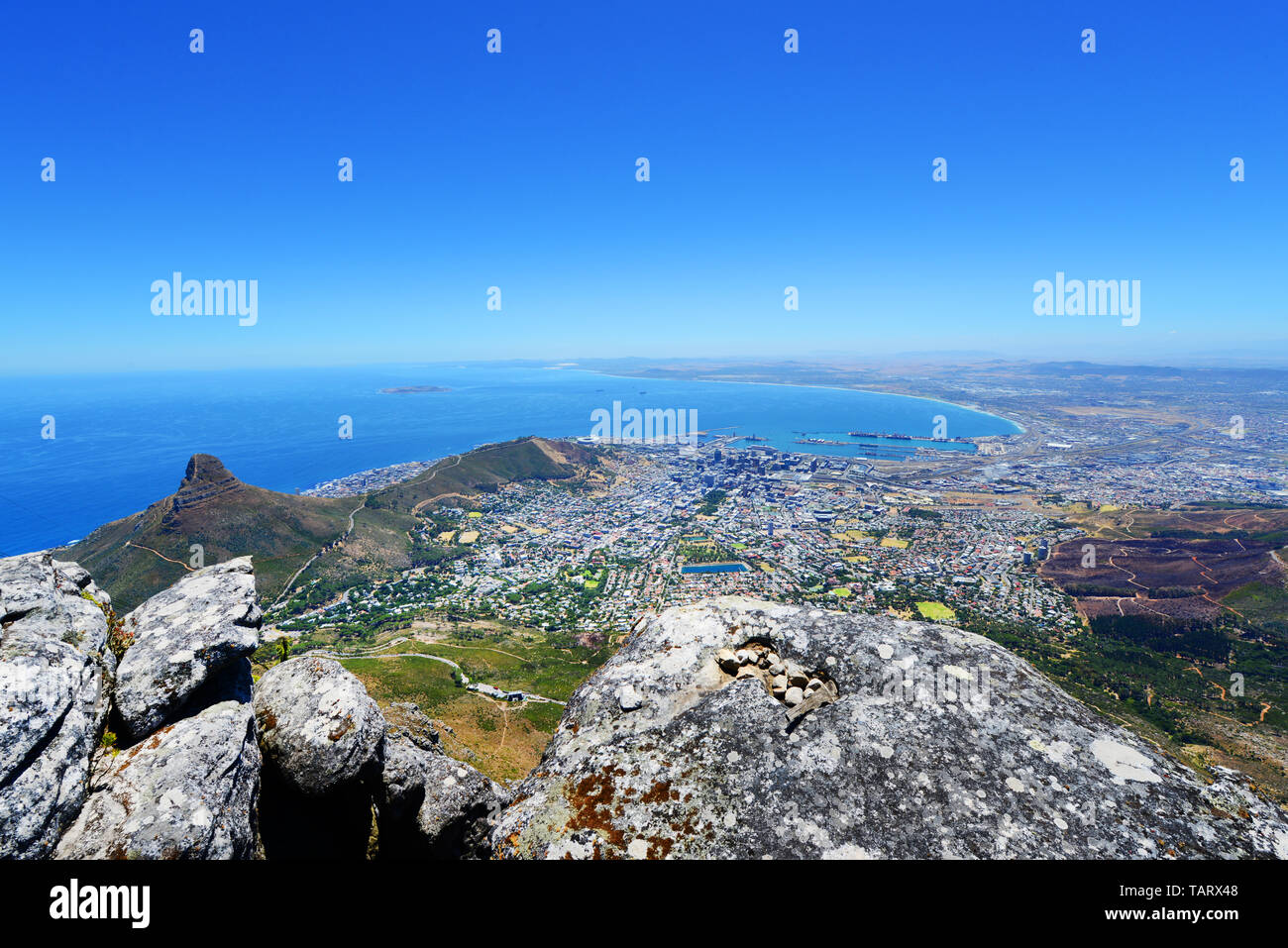 Scenic view town seen hi-res stock photography and images - Alamy