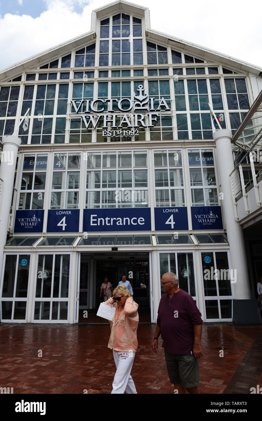 The VIctoria Wharf shopping mall in the V&A waterfront in Cape Town