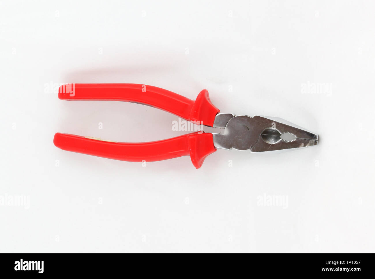 Pliers isolated on white Stock Photo