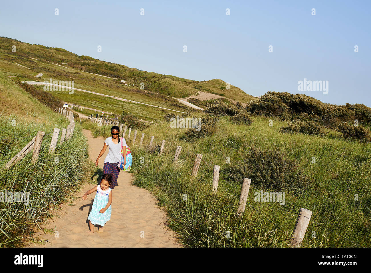 pilgrim path along steep steps to the … – License image – 70057520 ❘  lookphotos