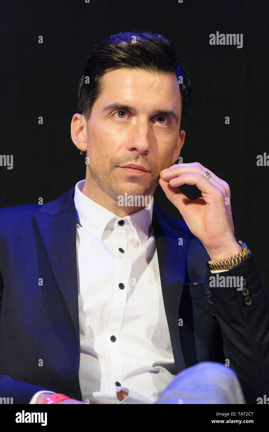 Russell Kane at the Cheltenham Literature Festival, October 12, 2014 Stock Photo