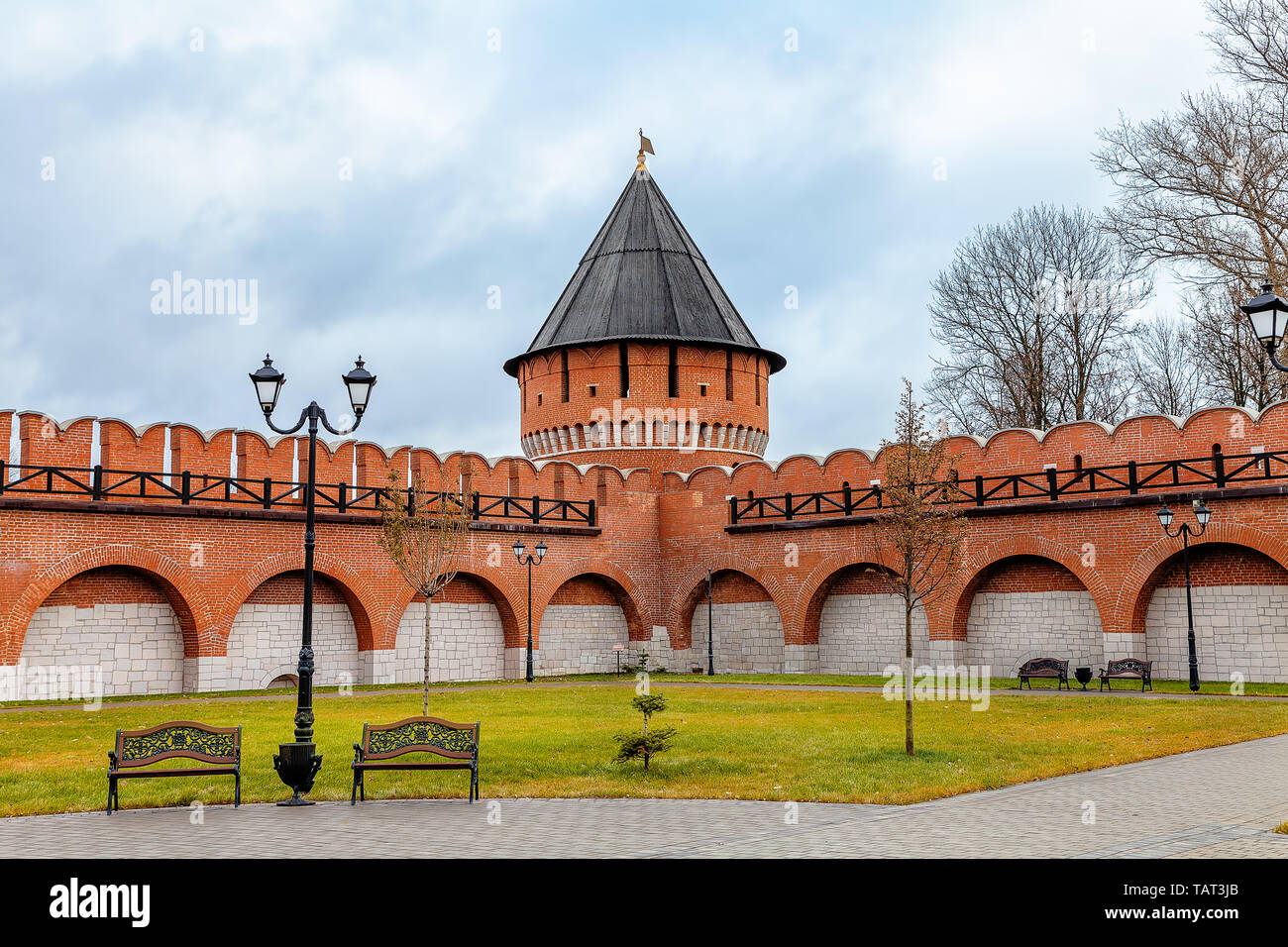 The Tula Kremlin, a monument of architecture of the 16th century ...
