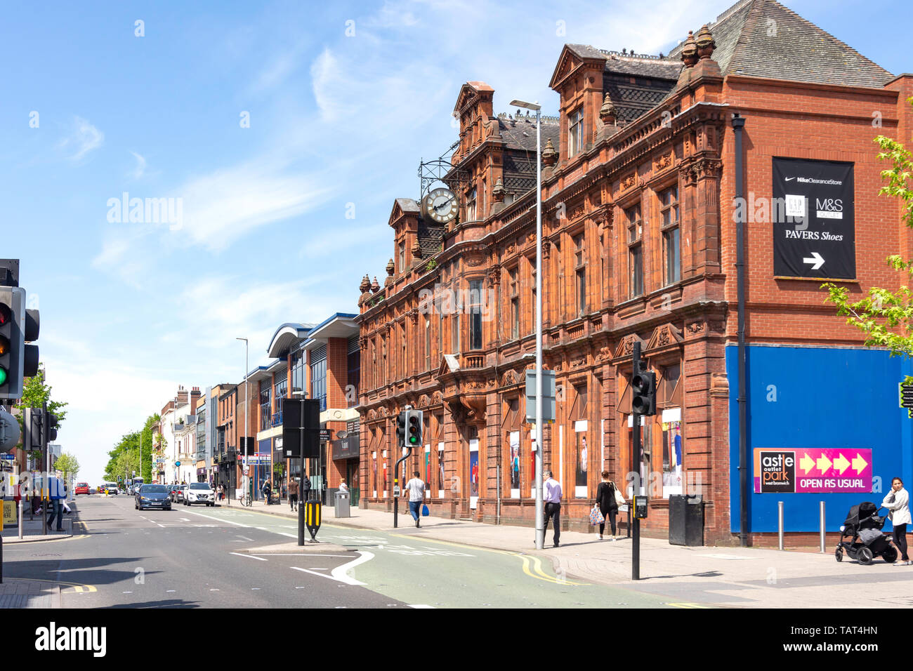 High Street, West Bromwich, West Midlands, England, United Kingdom Stock Photo