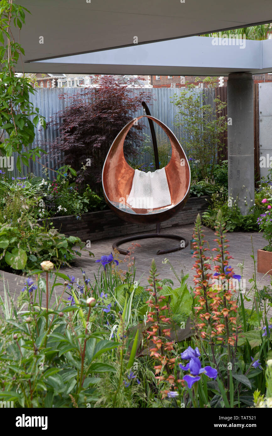 Copper hanging chair new arrivals