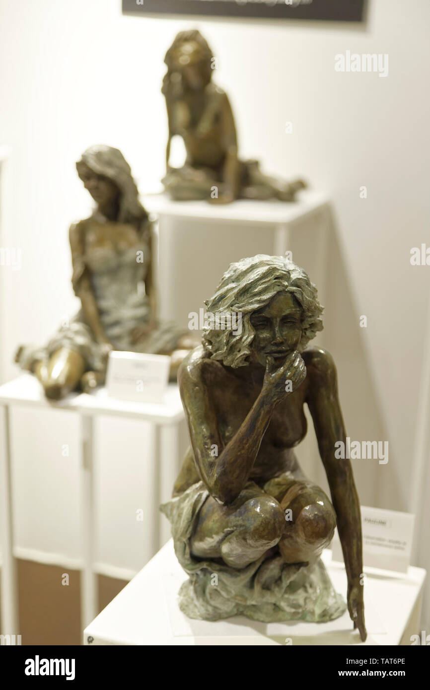 Paris, France. 26Th May, 2019. Dominique Beyssey exhibits at Art Shopping at the Carrousel du Louvre.Credit:Veronique Phitoussi/Alamy Stock Photo Stock Photo