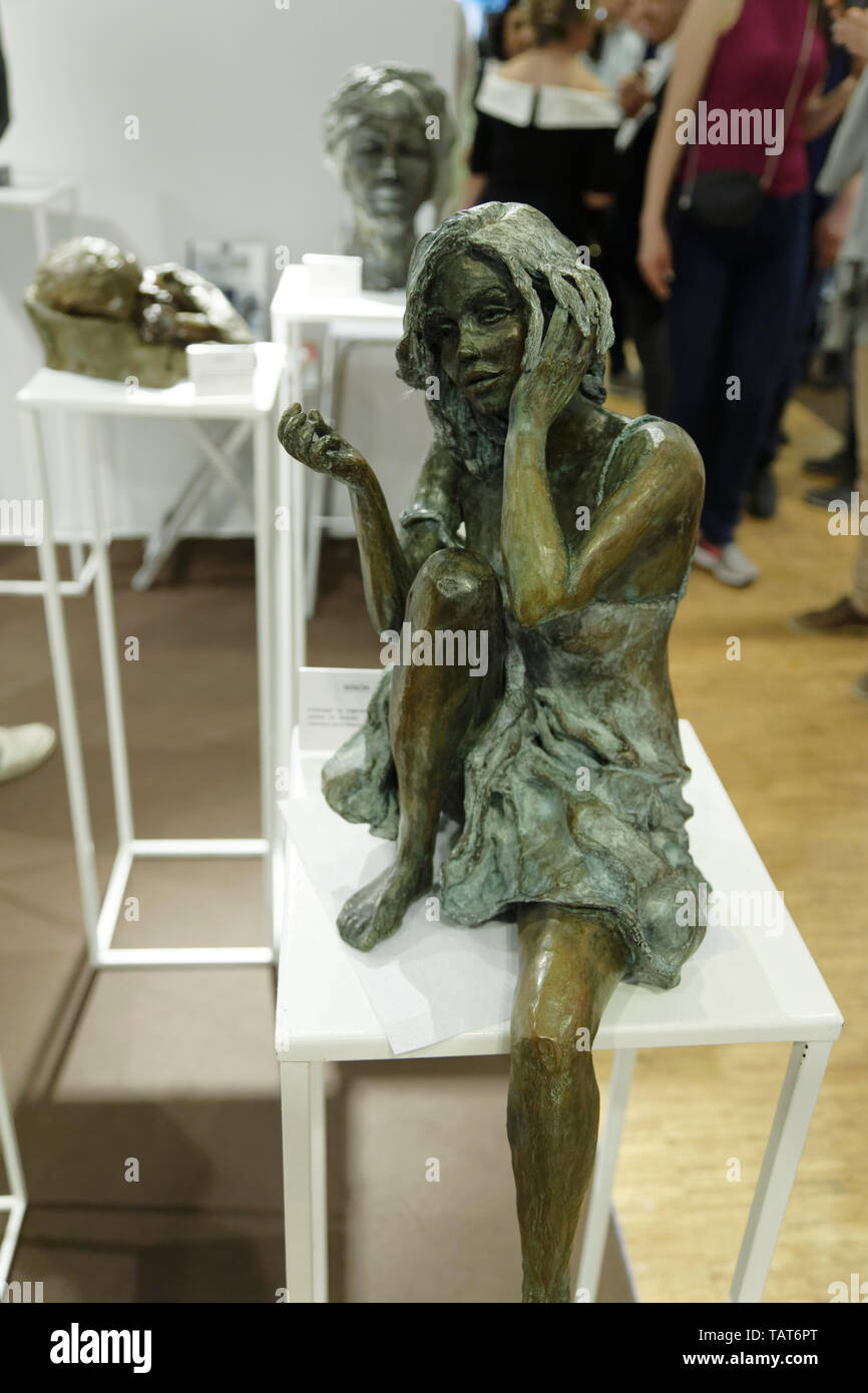 Paris, France. 26Th May, 2019. Dominique Beyssey exhibits at Art Shopping at the Carrousel du Louvre.Credit:Veronique Phitoussi/Alamy Stock Photo Stock Photo