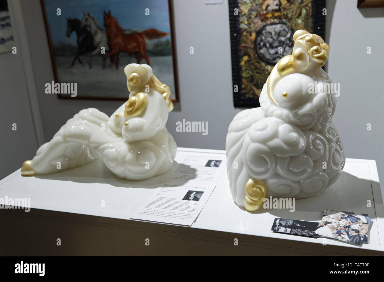 Paris, France. 26Th May, 2019. Luo Kuang Wei exhibits at Art Shopping at the Carrousel du Louvre.Credit:Veronique Phitoussi/Alamy Stock Photo Stock Photo