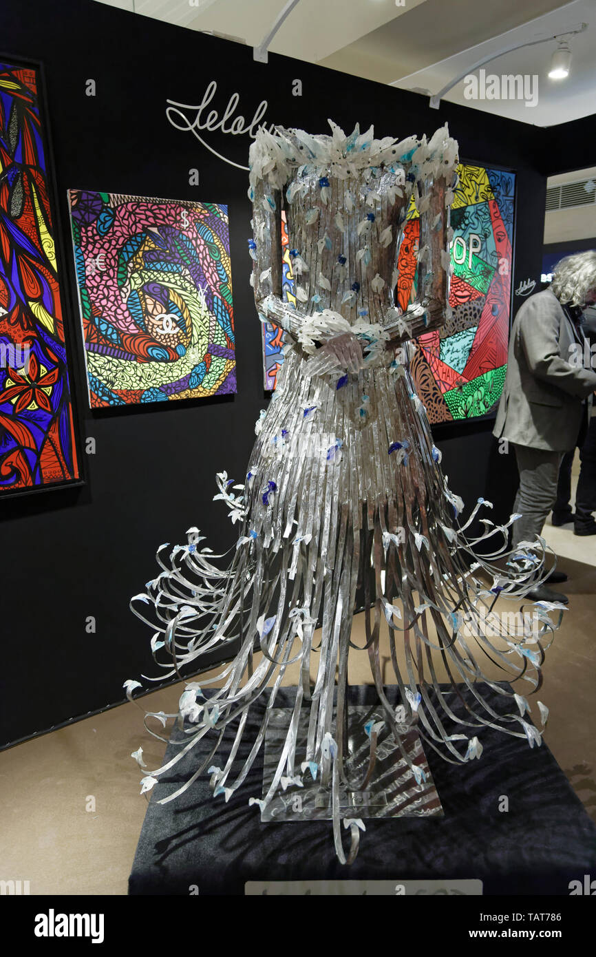 Paris, France. 26Th May, 2019. Leloluce & Muliardo FQD at Art Shopping at the Carrousel du Louvre.Credit:Veronique Phitoussi/ Alamy Stock Photo Stock Photo