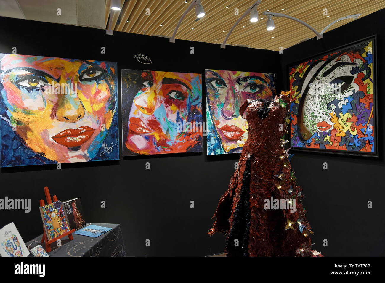 Paris, France. 26Th May, 2019. Leloluce & Muliardo FQD at Art Shopping at the Carrousel du Louvre.Credit:Veronique Phitoussi/ Alamy Stock Photo Stock Photo