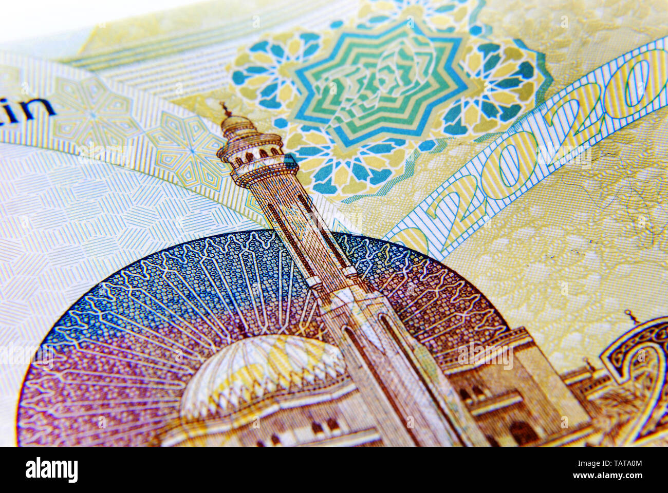 Kingdom of Bahrain currency Stock Photo Alamy