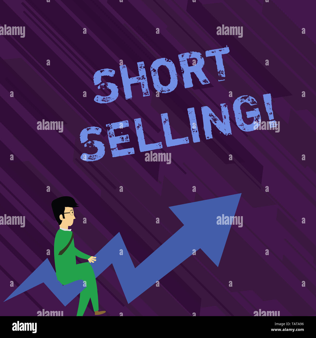 Conceptual hand writing showing Short Selling. Concept meaning Act of  selling an asset that you do not currently own Businessman with Eyeglasses  Ridin Stock Photo - Alamy