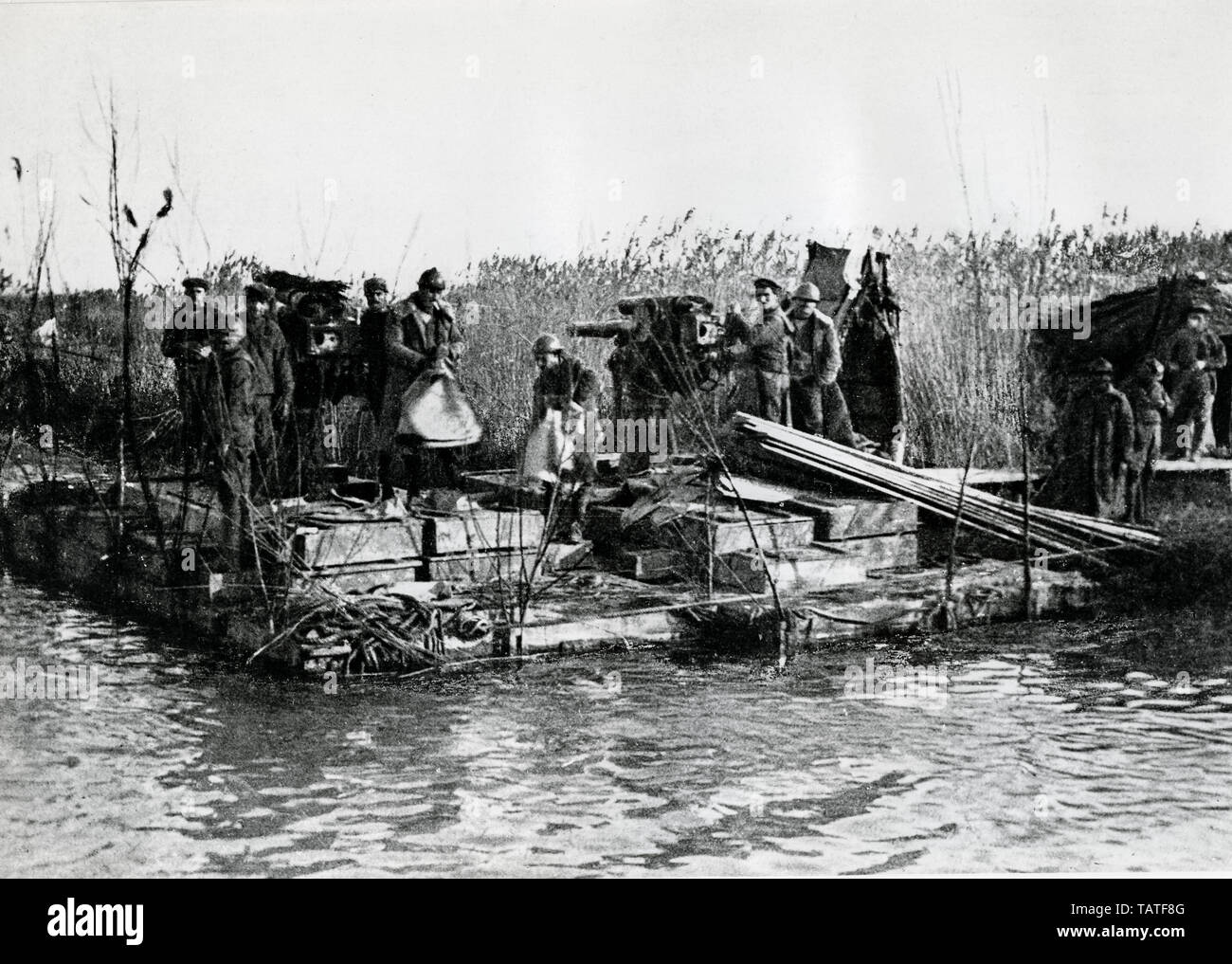 Battle of Vittorio Veneto, 1918 Stock Photo