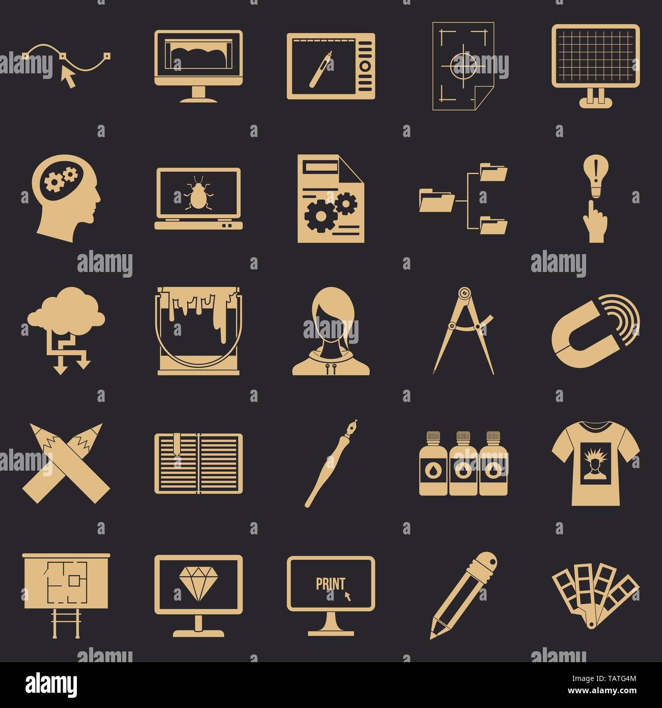 Style house photo screen Stock Vector Images - Alamy