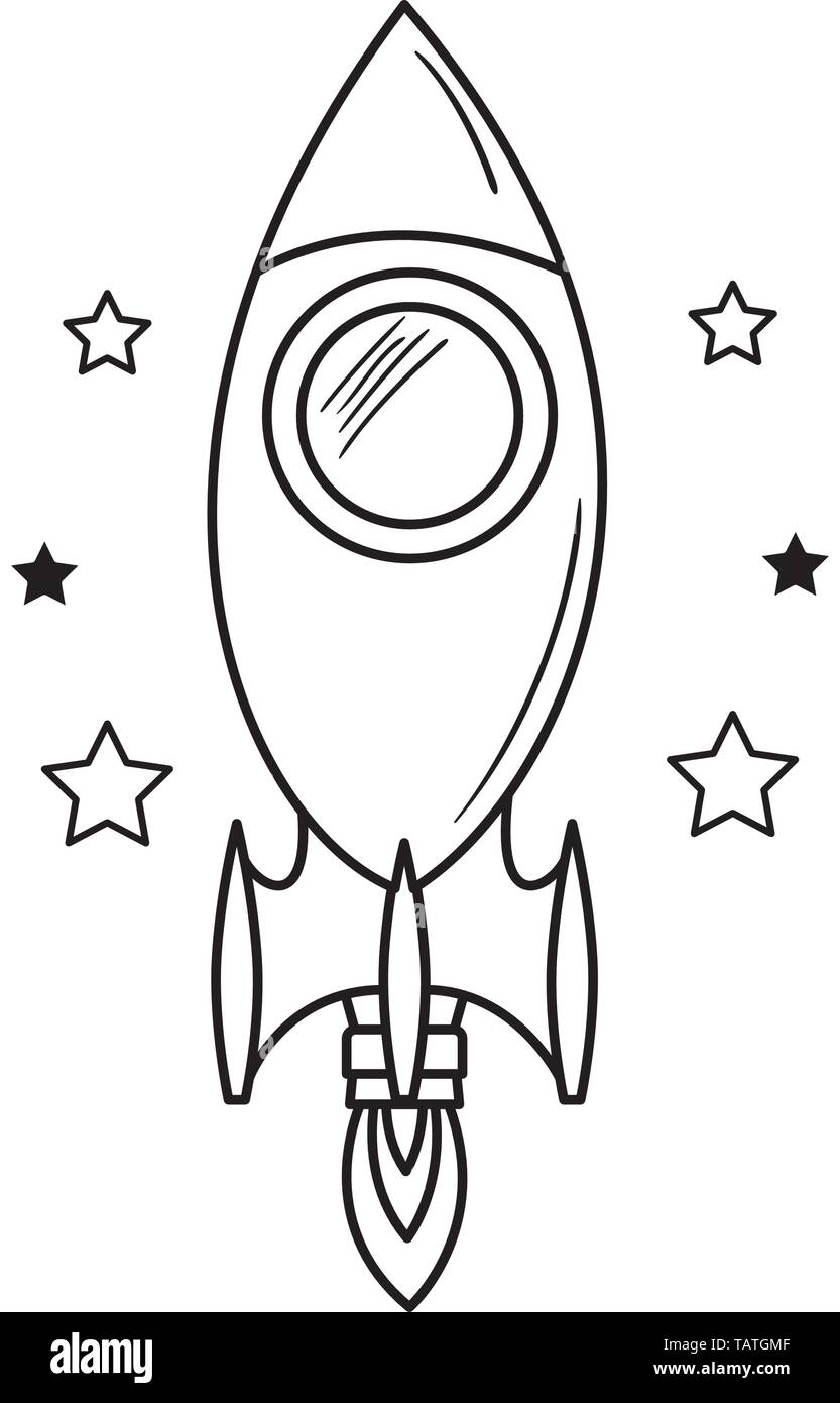 Rocket Ship Black and White Stock Photos & Images Alamy