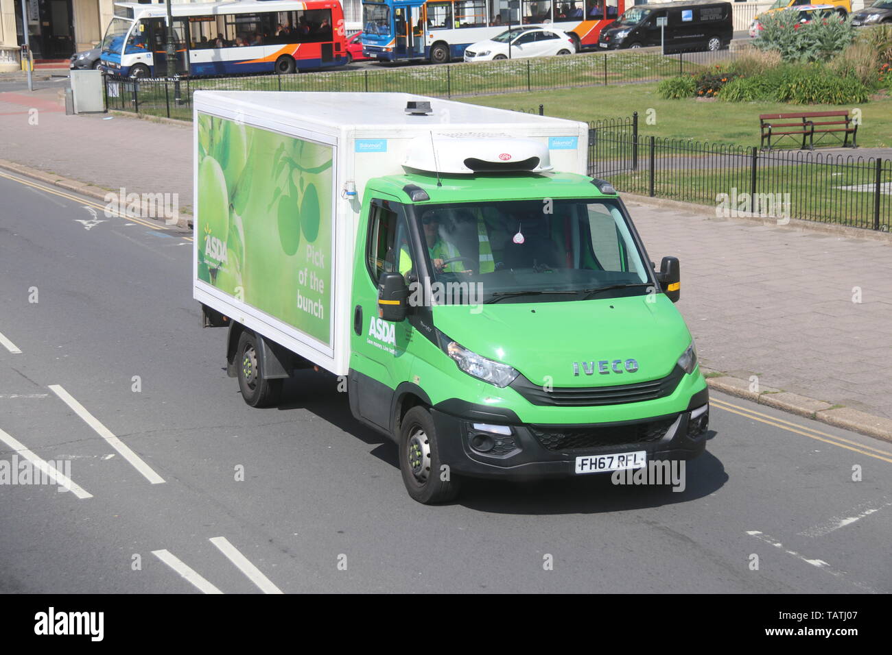 Asda supermarket delivery van on hires stock photography and images