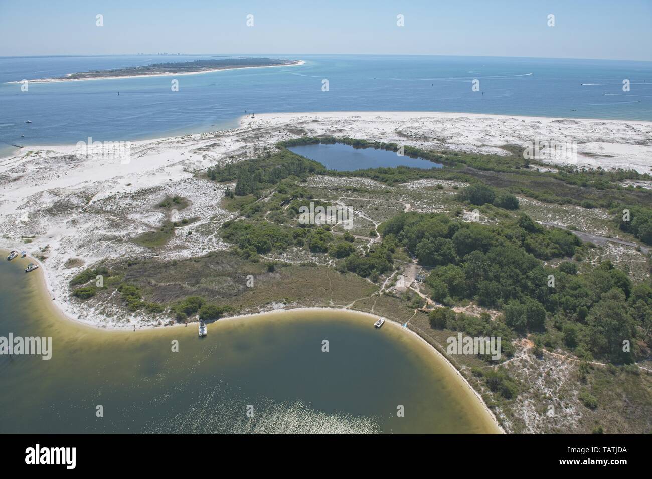 An Aerial View of Pensacola. Beach, Florida USA Stock Photo - Alamy